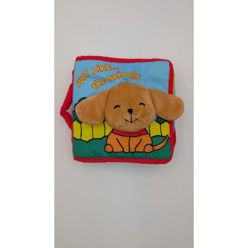 Baby Cloth Book Just Like The Animals Ready For Life Ages 0-18 Months Soft Book
